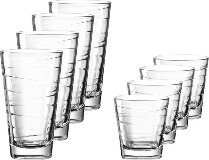 Immagine prodotto Leonardo Trinkgläser Vario Struttura (0.20 l, 8 x)