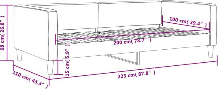 Image du produit vidaXL Tagesbett