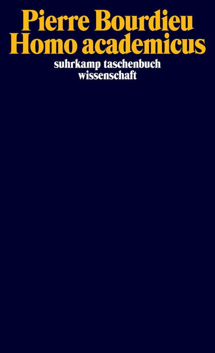 Produktbild Homo academicus (Deutsch, Pierre Bourdieu, 1992)