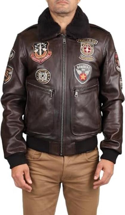 Actual product image Redskins Aviator Leather Jacket (L)