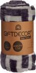 Actual product image Giftdecor blancket gray raschel