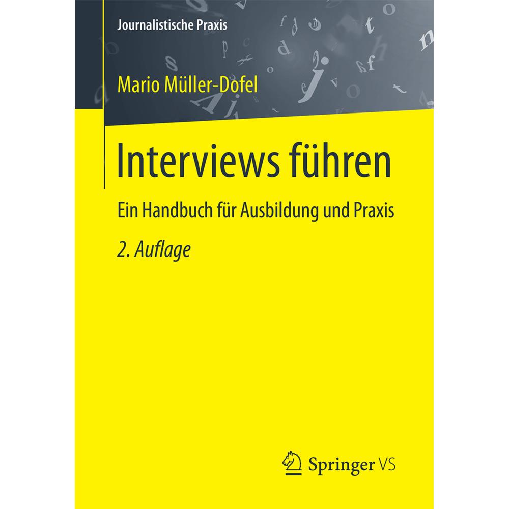 Interviews führen, Fachbücher von Mario Müller-Dofel