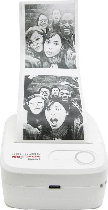 Image du produit Easypix InstantFUN Pocket Printer P1 (Thermodirecte, Noir et blanc)