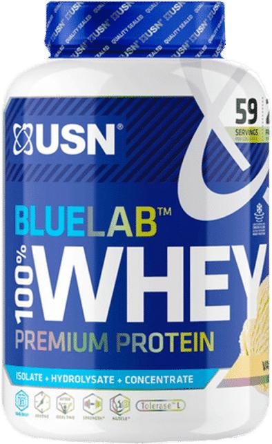 Actual product image USN Blue Lab 100% Whey Protein (Vanilla, 1 x, 2000 g)