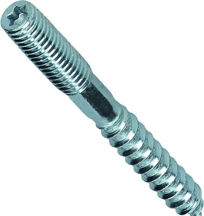 Immagine prodotto Werkstarck Viti doppio-filetto M6x60mm acciaio zinc (1 Viti per pezzo)