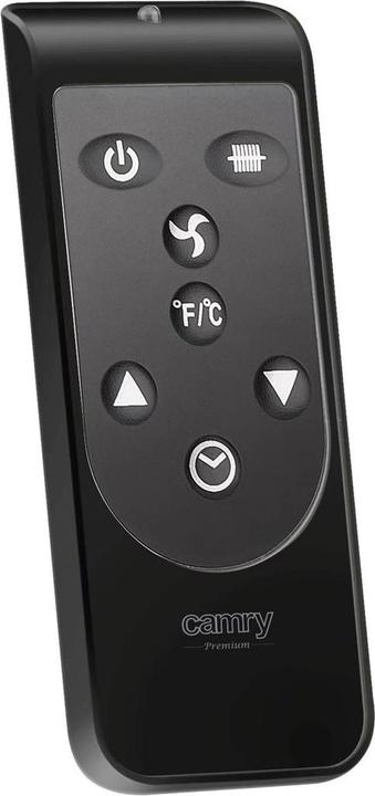 Produktbild Camry Radiator CR 7739 Convection fan heater with remote control, LCD display, Black | (2000 W)