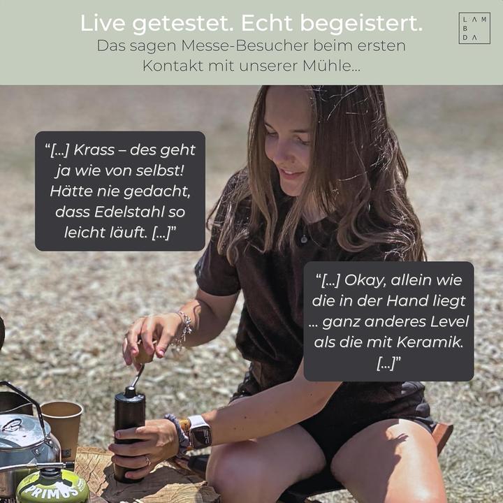 Immagine prodotto Rhinowares Espressomühle mit 108 einstellbaren Mahlgraden