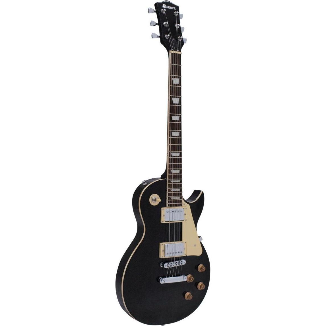 Dimavery LP-520 E-Gitarre, schwarz (E-Gitarre), Gitarre, Schwarz