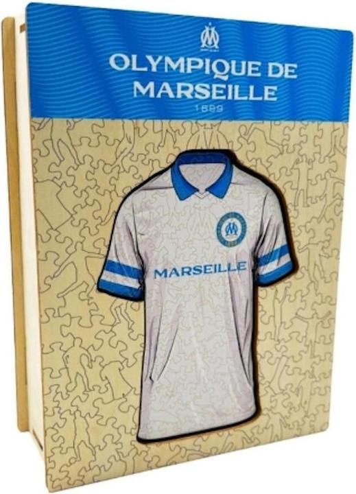 Produktbild Iconic Olympique Marseille - Trikot - Holz Puzzle Grösse M (270 Teile) (270 Teile)