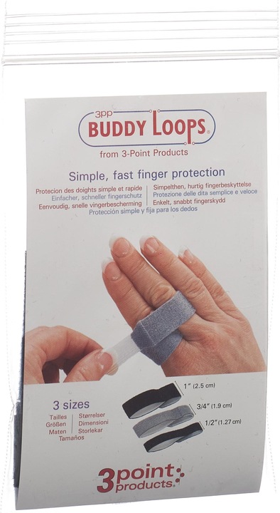 Immagine prodotto 3pp Buddy Loops 2,50 cm di larghezza nero