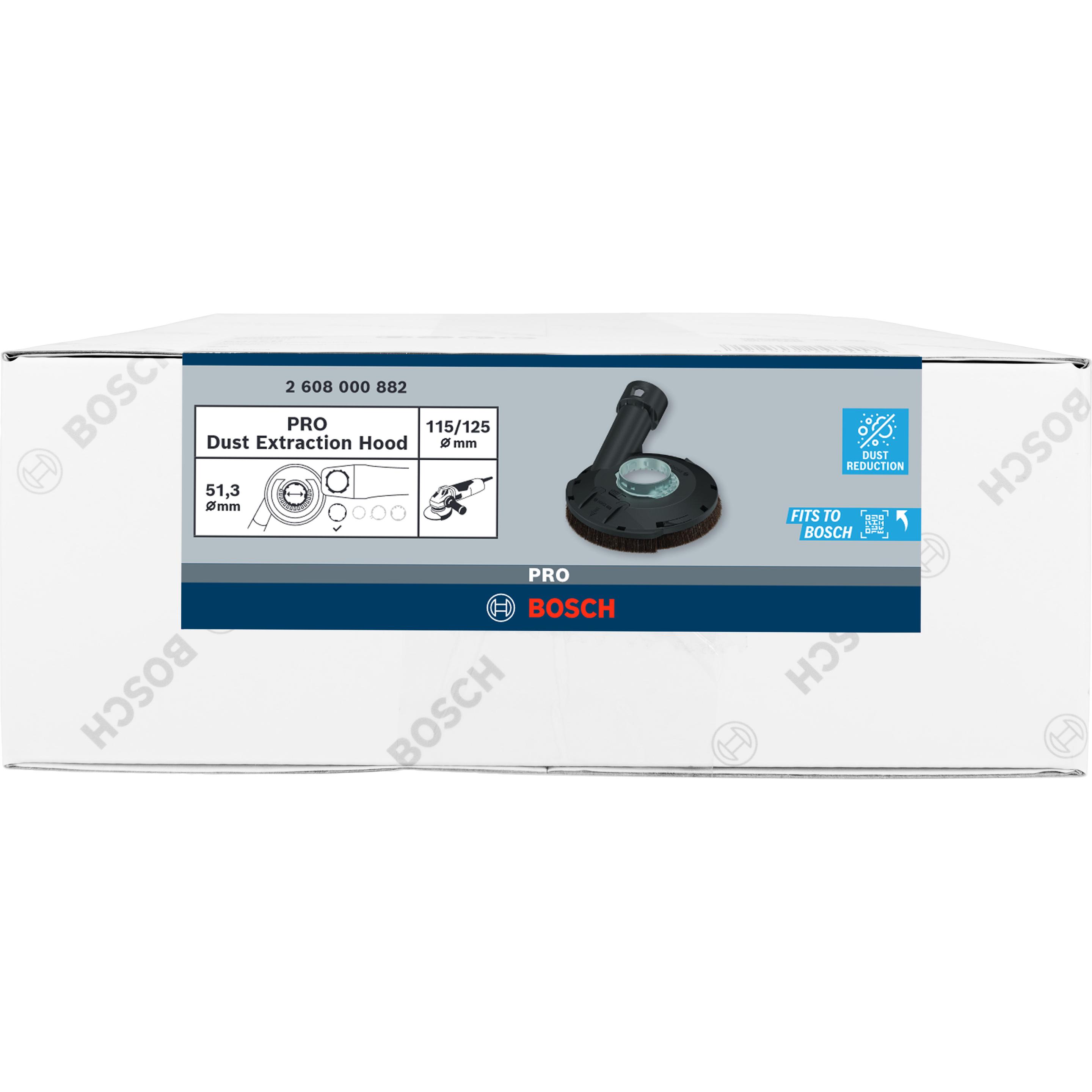 Thumbnail - Bosch Professional Zubehör, Zubehör Maschine, PRO Dust Extraction Hood für Winkelschleifer, SAG-schlüssellos ≥1 kW/X-LCK...