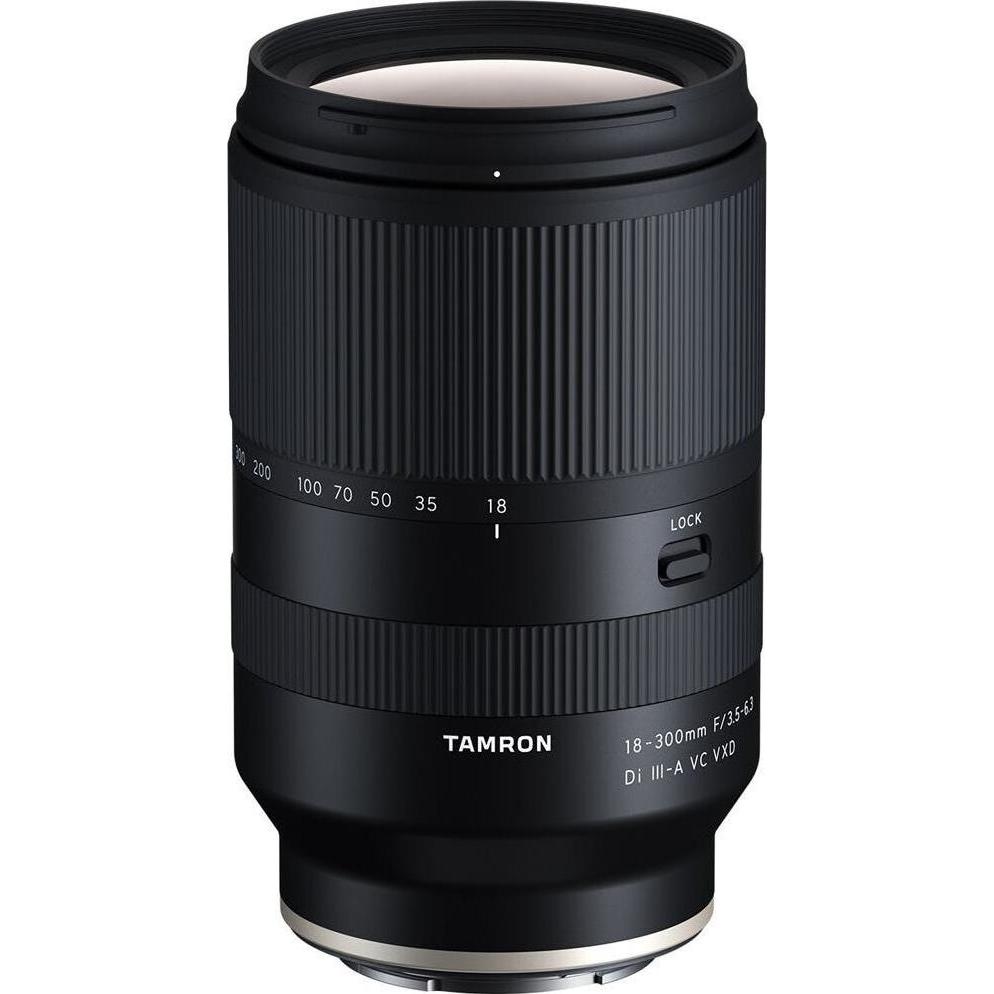 Tamron 18-300mm f/3.5-6.3 Di III-A VC VXD, Sony E (Sony E, APS-C / DX), Objektiv, Schwarz