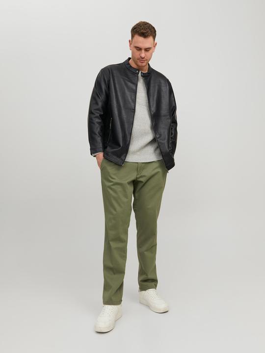 Produktbild Jack & Jones Kunstleder Plus Size Jacke (5XL)