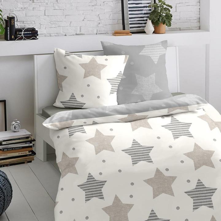 Image du produit Traumschlaf Étoiles (Housse de couette, 200 x 200 cm, 70 x 90 cm)