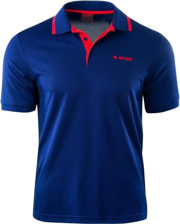 Actual product image Hi-Tec Men's Polo Site Blue Print (M)