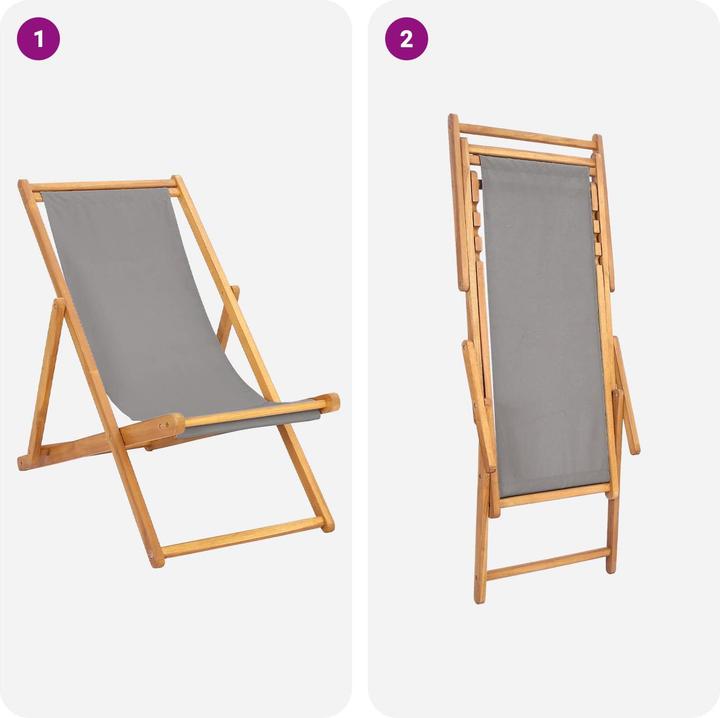 Produktbild vidaXL Liegestuhl (107 cm)