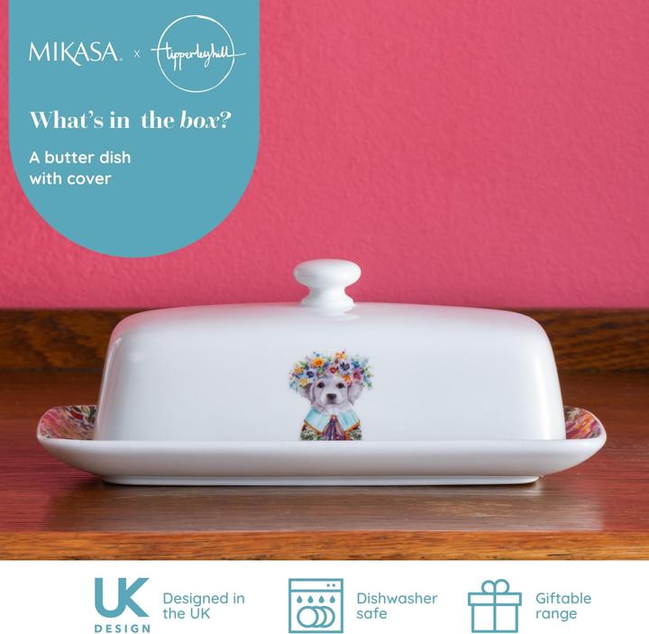 Actual product image Mikasa MK Butter Dish