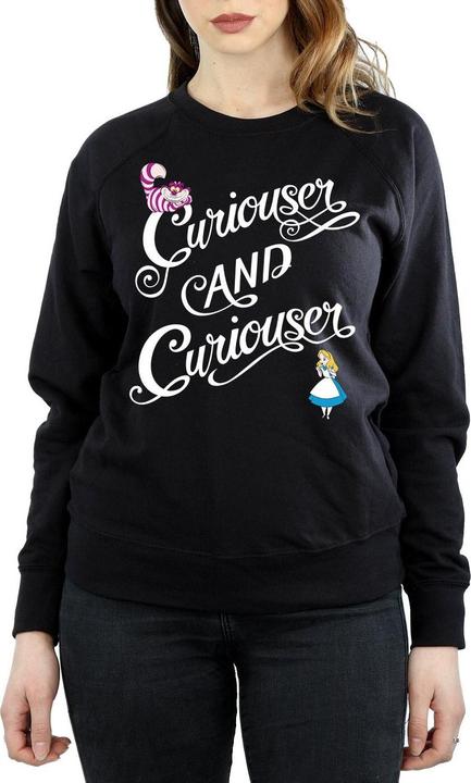 Immagine prodotto Alice In Wonderland Felpa donna/donna in cotone Curiouser (XL)