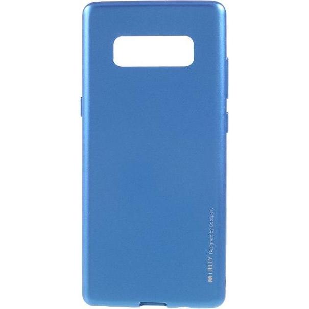 Goospery i Jelly Metal Series (Samsung Galaxy Note 8), Smartphone Hülle, Blau