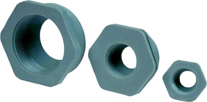 Actual product image Plica Reduction hexagon RED M32/M20 PA6 M32 - M20 plastic light grey 90700543
