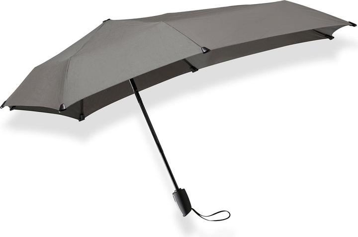 Actual product image Senz Mini Automatic Foldable Storm Umbrella, Silky Grey