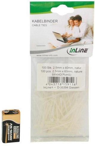 Produktbild InLine Kabelbinder 150 mm Länge (Kunststoffkabelbinder, 150 mm, 100 Stk.)