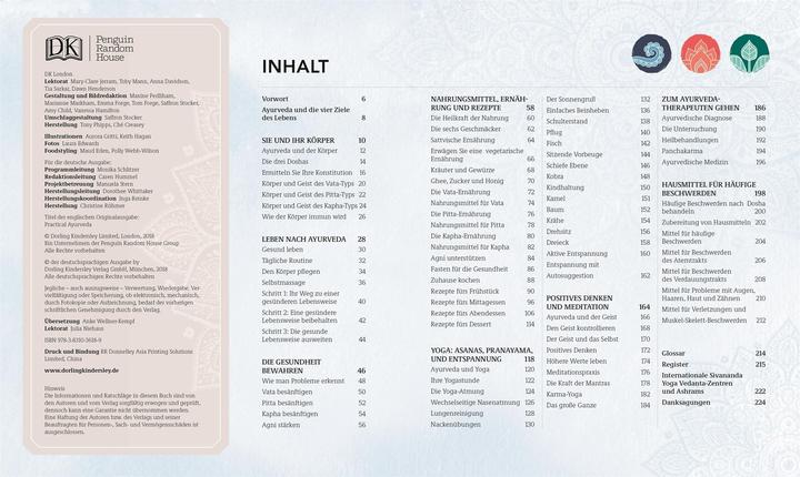 Produktbild Entspannt und gesund mit Ayurveda (Deutsch, Sivananda Yoga Vedanta Zentrum, 2018)