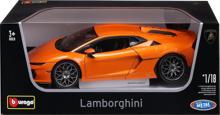 Actual product image Bburago Lamborghini Temerario 1/18 orange