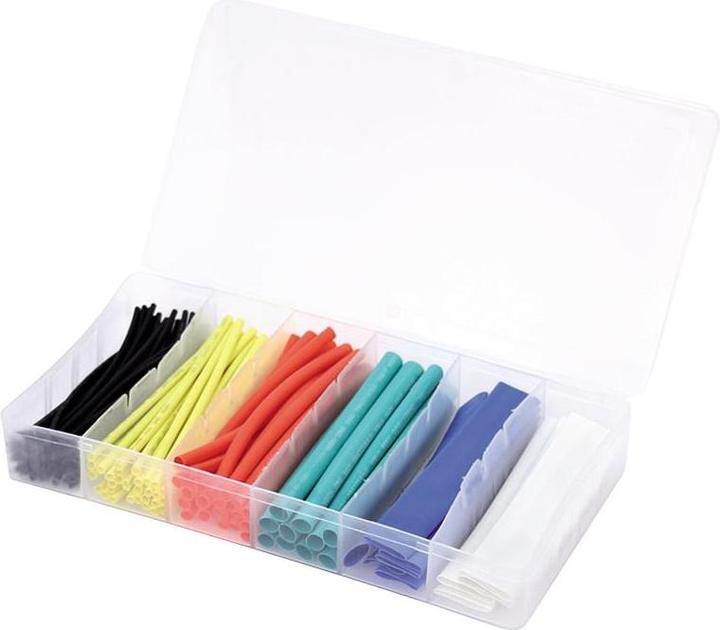 Produktbild Berrybase Schrumpfschlauch-Set, 100-teilig in Sortimentsbox (100 x)