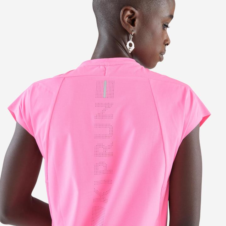 Image du produit Kiprun T-shirt de Running léger Femme - Run 900 Light rose (M)