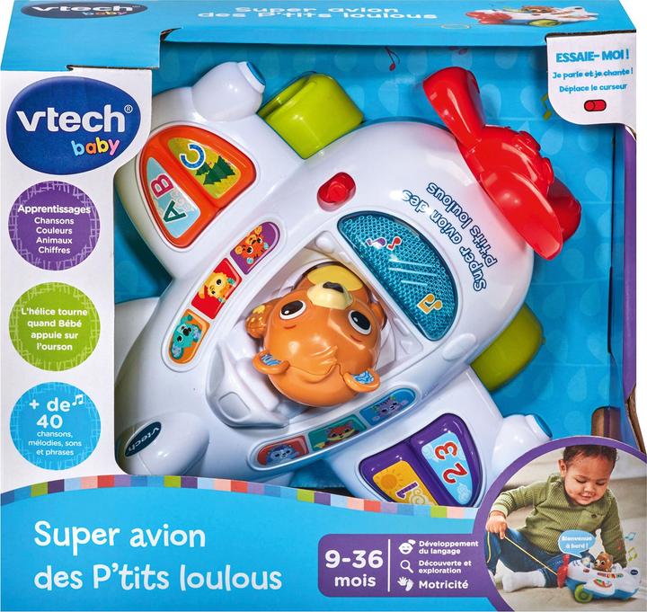 Actual product image VTech Super avion des P'tits loulous (French, 0.75 - 3 years)