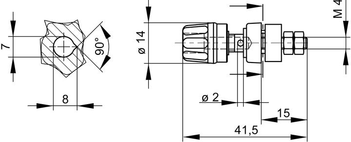 Image du produit SKS GmbH Borne de pôle PKI 10 A sw