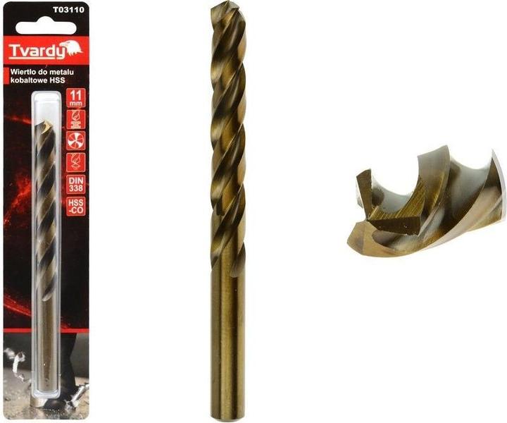 Actual product image Tvardy HSS M35 11 mm cobalt metal drill bit (11 millimetres)
