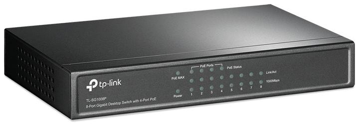 Actual product image TP-Link Tl-Sg1008p (8 Ports)