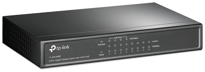 Immagine prodotto TP-Link Tl-Sg1008p (8 Porti)