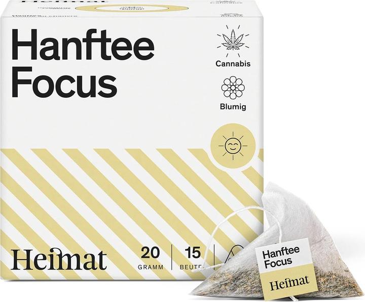 Produktbild Heimat Hanftee Focus (Good Day) (20 g)