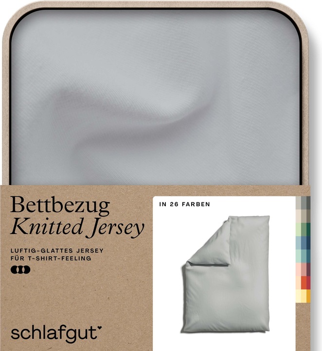 Immagine prodotto schlafgut Knitted Jersey (Copripiumino, 140 x 200 cm)