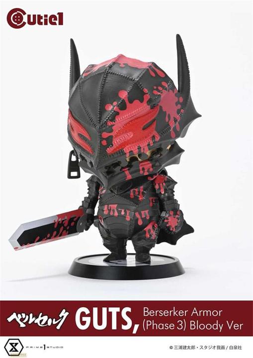 Produktbild Prime 1 Studio Berserk Cutie1 PVC Figur Guts Berserker Armor (Phase 3) Bloody Ver. 12 cm