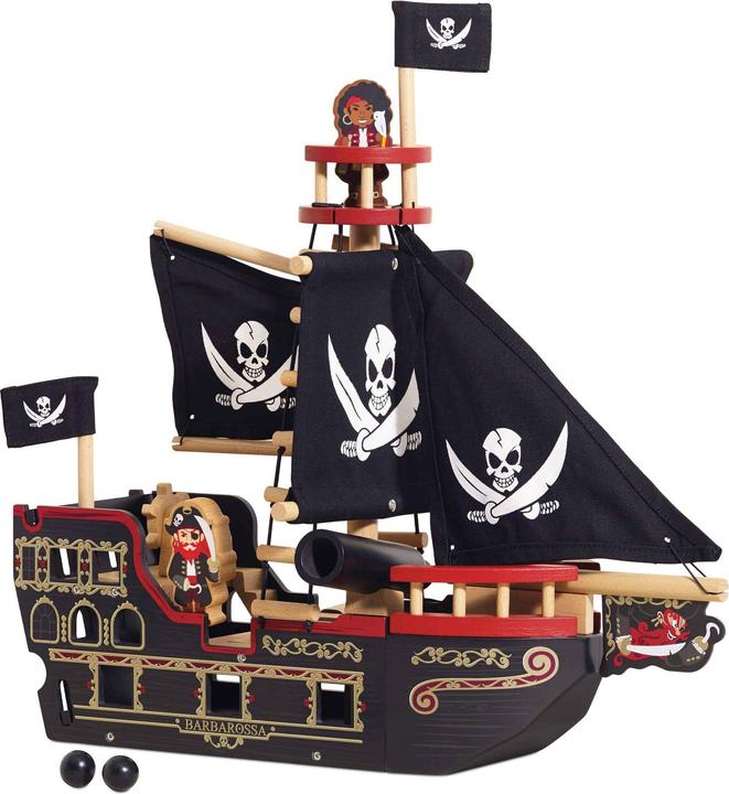 Actual product image Le Toy Van Barbarossa pirate ship