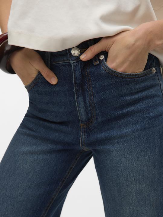 Actual product image Vero Moda VMTESSA Hohe Taille Weiter Beinschnitt Jeans Weit geschnitten (W25/L32)