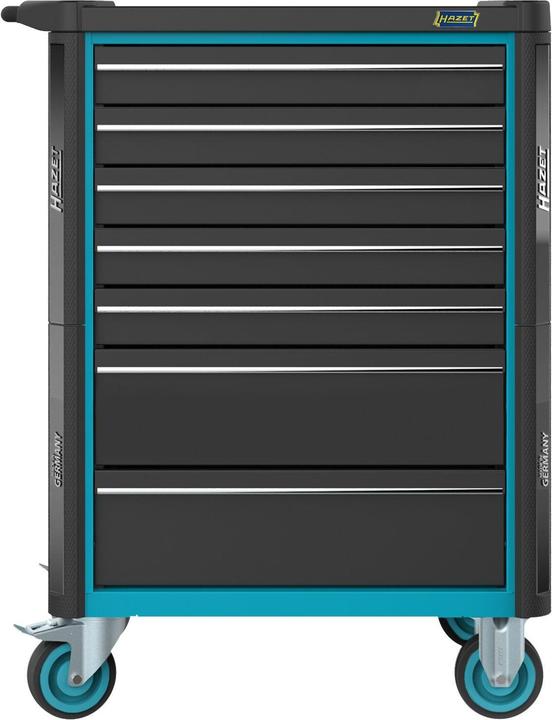 HAZET Werkstattwagen Assistent 179N-7 ∙ Schubladen, flach: 5 x 81 x 522 x 398 mm ∙ Schubladen, hoch… (7 x)
