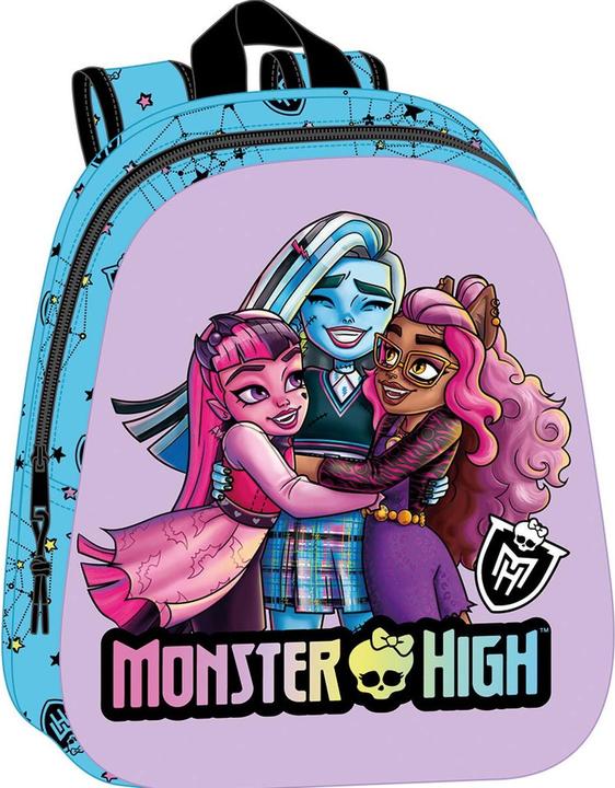 Monster High Schulrucksack Blau Lila 27 x 33 x 10 cm