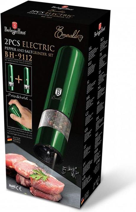 Actual product image BerlingerHaus Pepper And Salt Mill Set Berlinger House Bh-9112 (Nutmeg, Pepper)