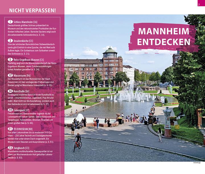 Actual product image CityTrip Mannheim mit Infos zur Bundesgartenschau (German, Günter Schenk, 2022)