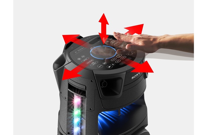 Actual product image Sony MHC-V73D (Electrical connection)
