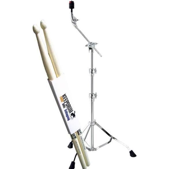 Tama HC83BLS Roadpro Beckenständer mit Drumsticks, Instrumentenständer + Halter