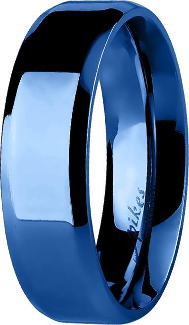 Image du produit Star Piercing Anneau bleu Bords arrondis (sans laiton, Acier chirurgical 316L)