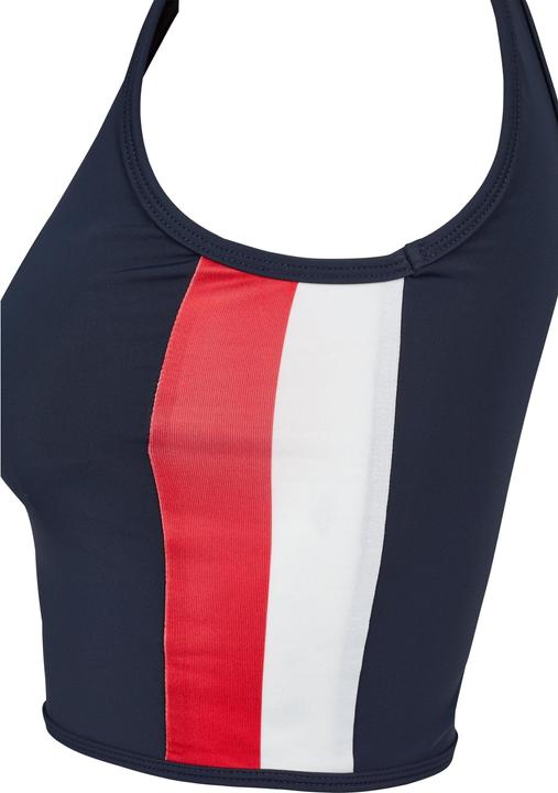 Actual product image Urban Classics Ladies Side Stripe Cropped Zip Top (XS)
