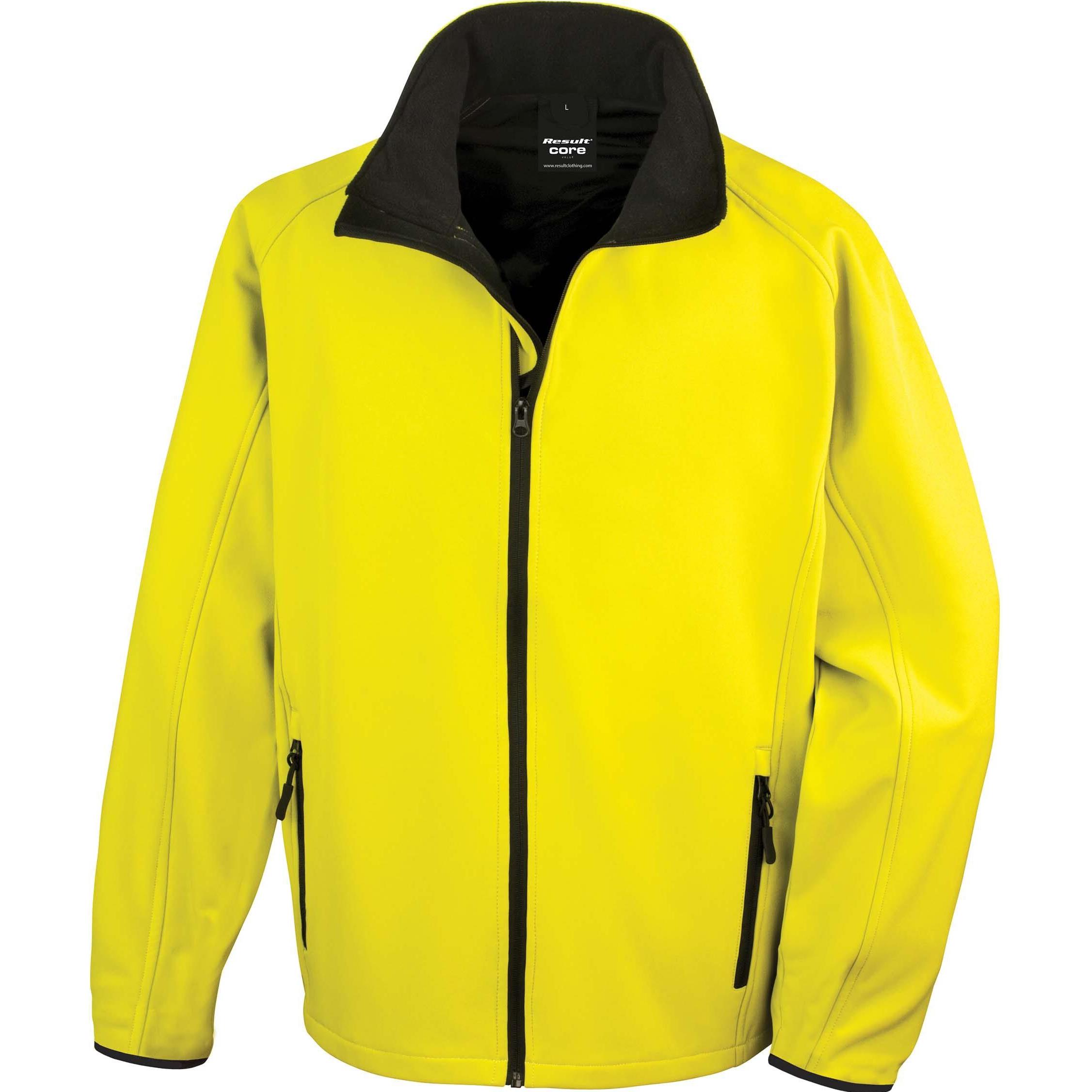 Regatta, Herren, Jacke, Softshell Printable (L), Gelb, L