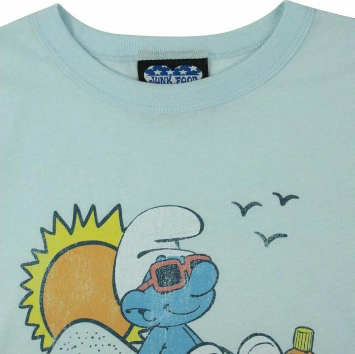 Actual product image Junk Food California Smurfin' TShirt (S)